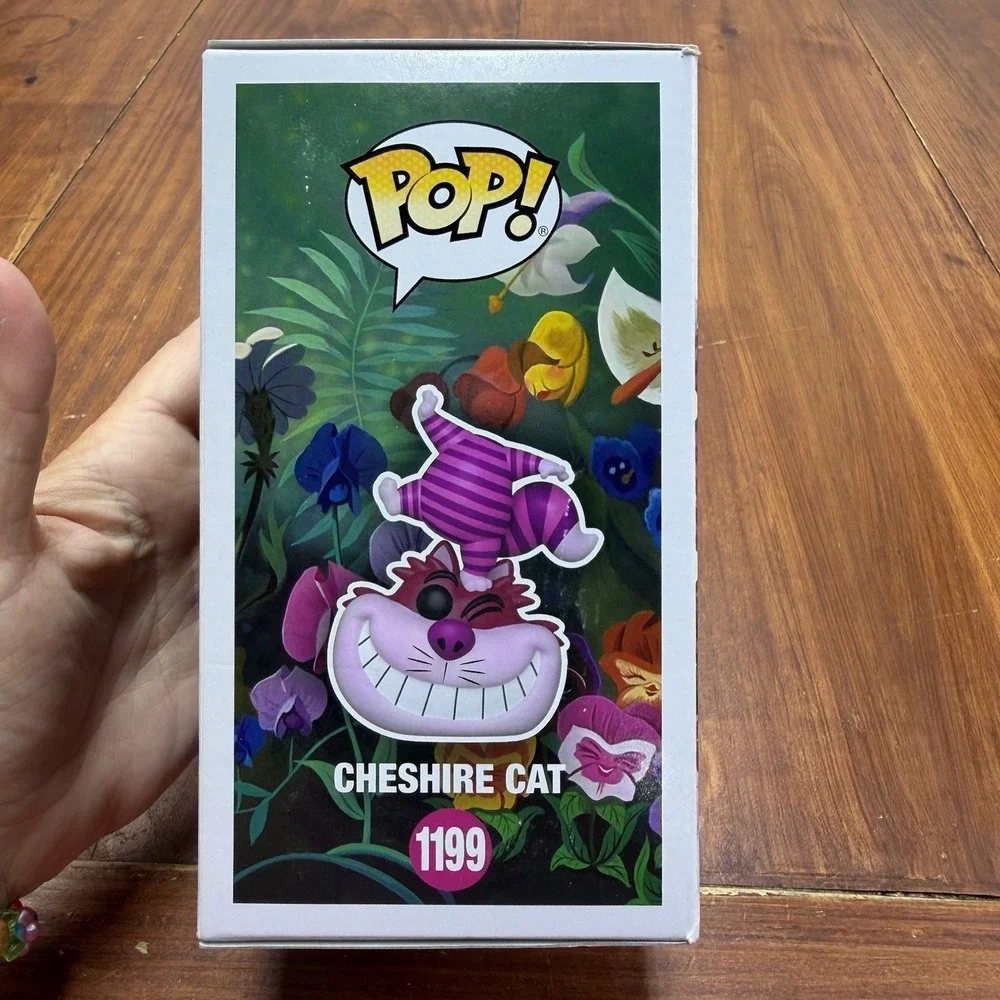 EXCLUSIVE Cheshire Cat Disney Funko Pop #1199 Alice in Wonderland Movies Cartoon
